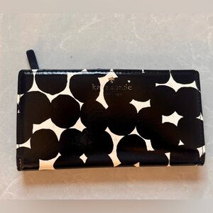 Kate Spade Black Saffiano Leather Wallet